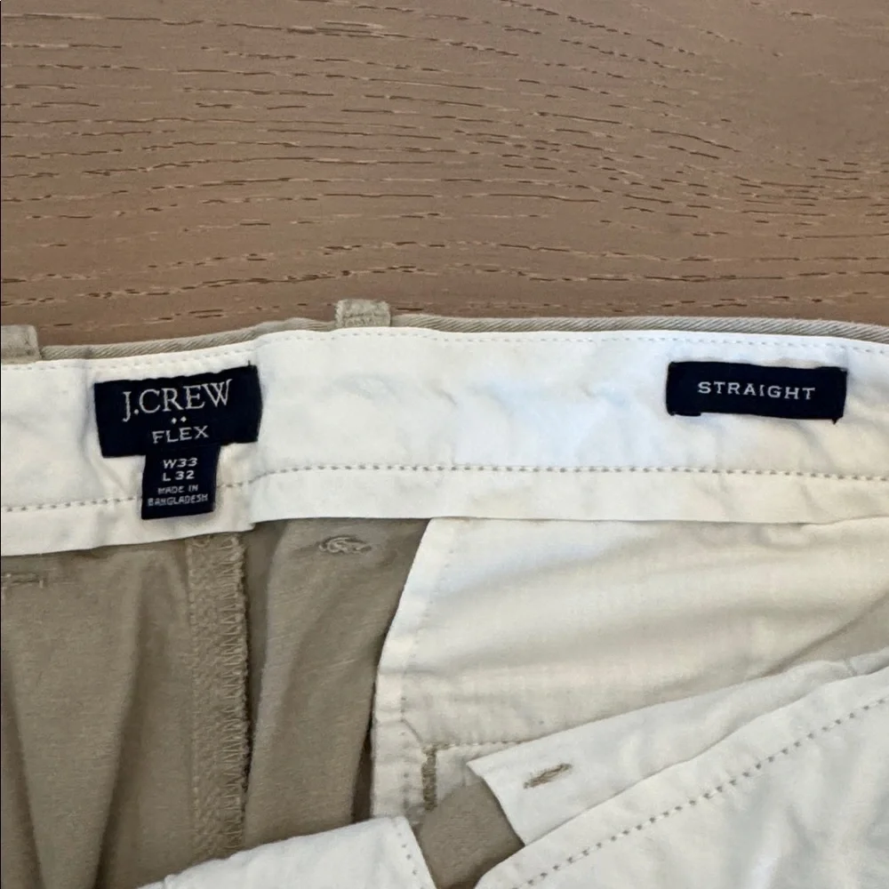 J. Crew Men's Khaki Chino Pants